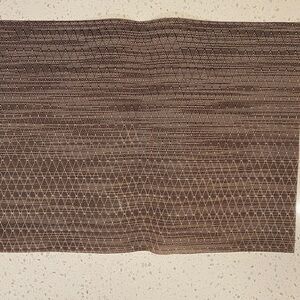 Geometric Patterned Brown Placemat